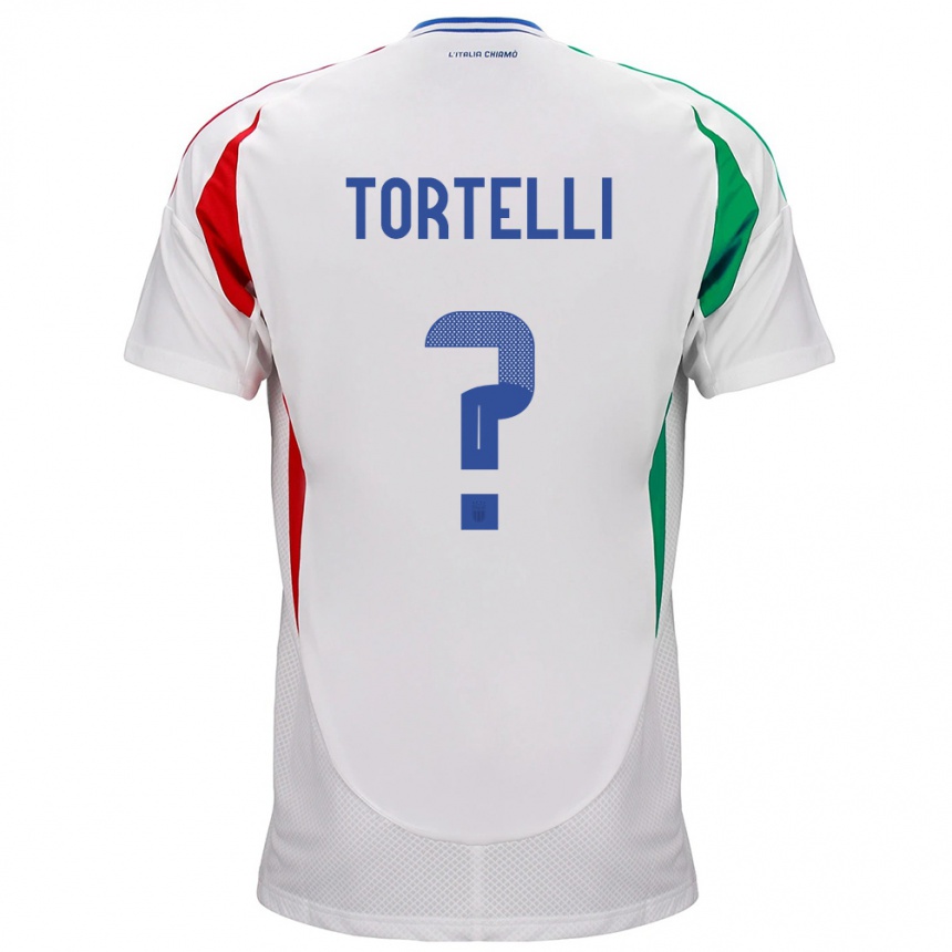 Niño Fútbol Camiseta Italia Alice Tortelli #0 Blanco 2ª Equipación 24-26 México