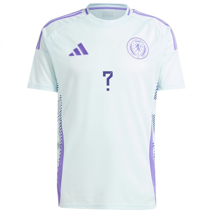 Niño Fútbol Camiseta Escocia Hayley Lauder #0 Azul Menta Claro 2ª Equipación 24-26 México