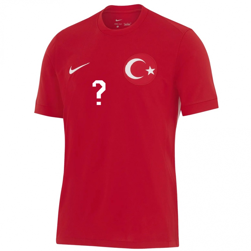 Niño Fútbol Camiseta Turquía Cem Efe Eroğlu #0 Rojo 2ª Equipación 24-26 México