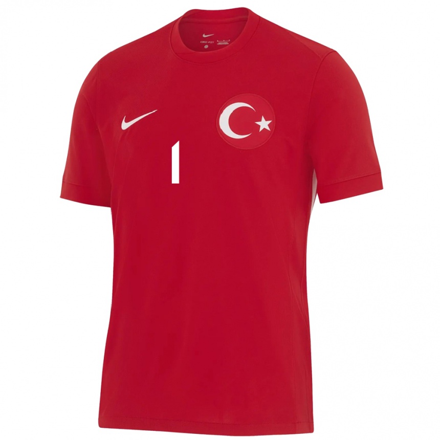 Niño Fútbol Camiseta Turquía Mert Günok #1 Rojo 2ª Equipación 24-26 México