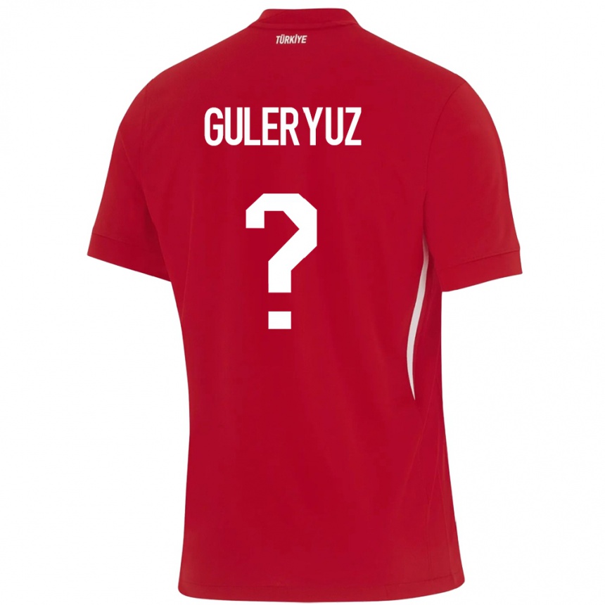 Niño Fútbol Camiseta Turquía Göknur Güleryüz #0 Rojo 2ª Equipación 24-26 México