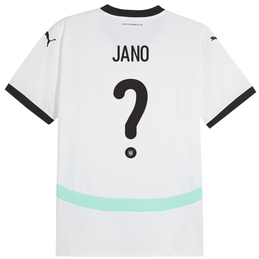 Niño Fútbol Camiseta Austria Zeteny Jano #0 Blanco 2ª Equipación 24-26 México