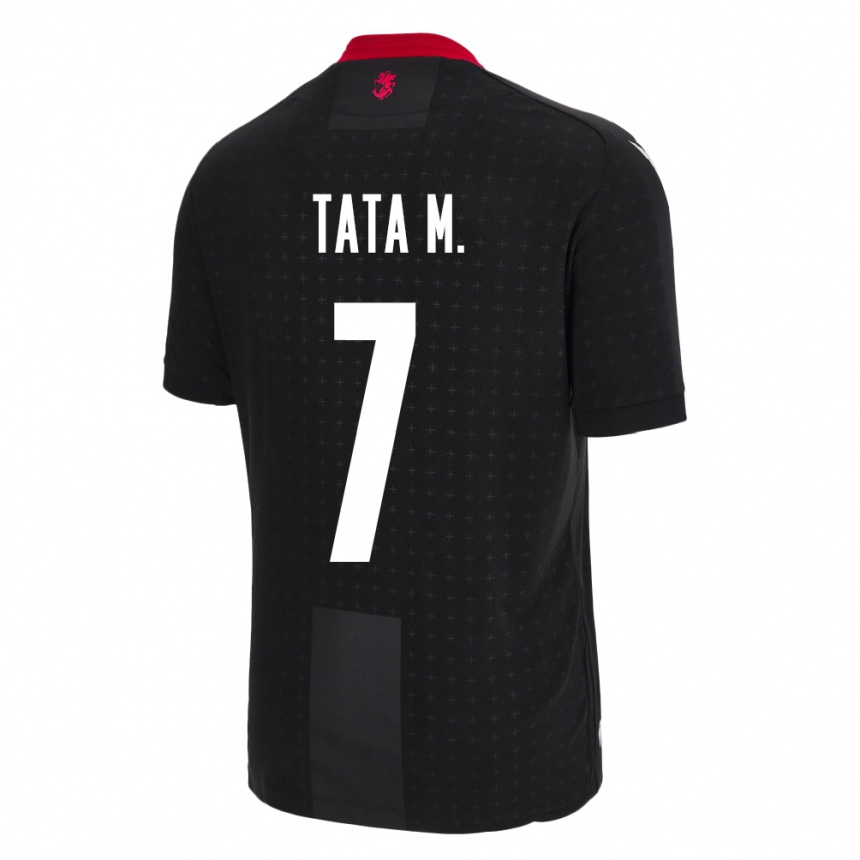 Niño Fútbol Camiseta Georgia Tata Matveeva #7 Negro 2ª Equipación 24-26 México