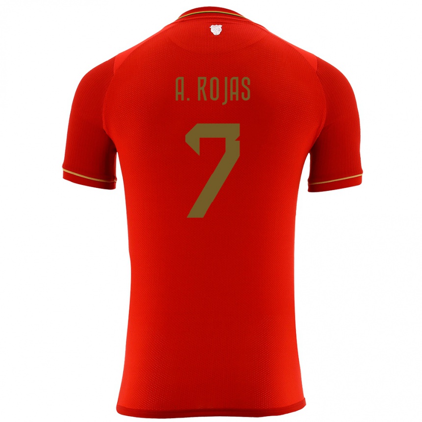 Niño Fútbol Camiseta Bolivia Ana Paula Rojas #7 Rojo 2ª Equipación 24-26 México