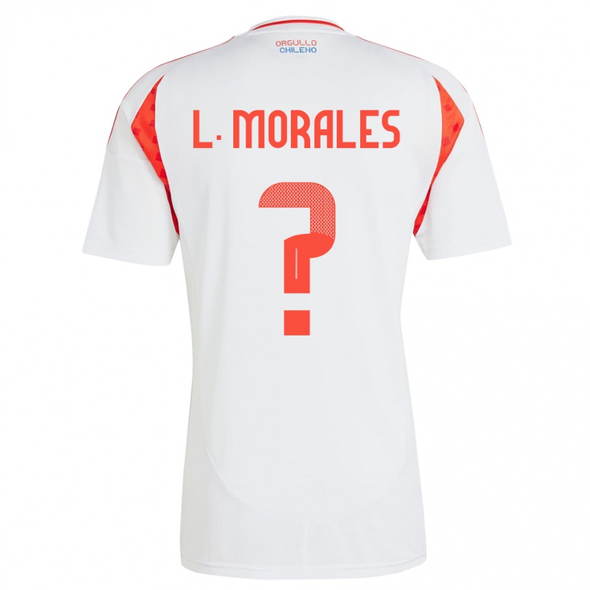 Niño Fútbol Camiseta Chile Lauryn Morales #0 Blanco 2ª Equipación 24-26 México