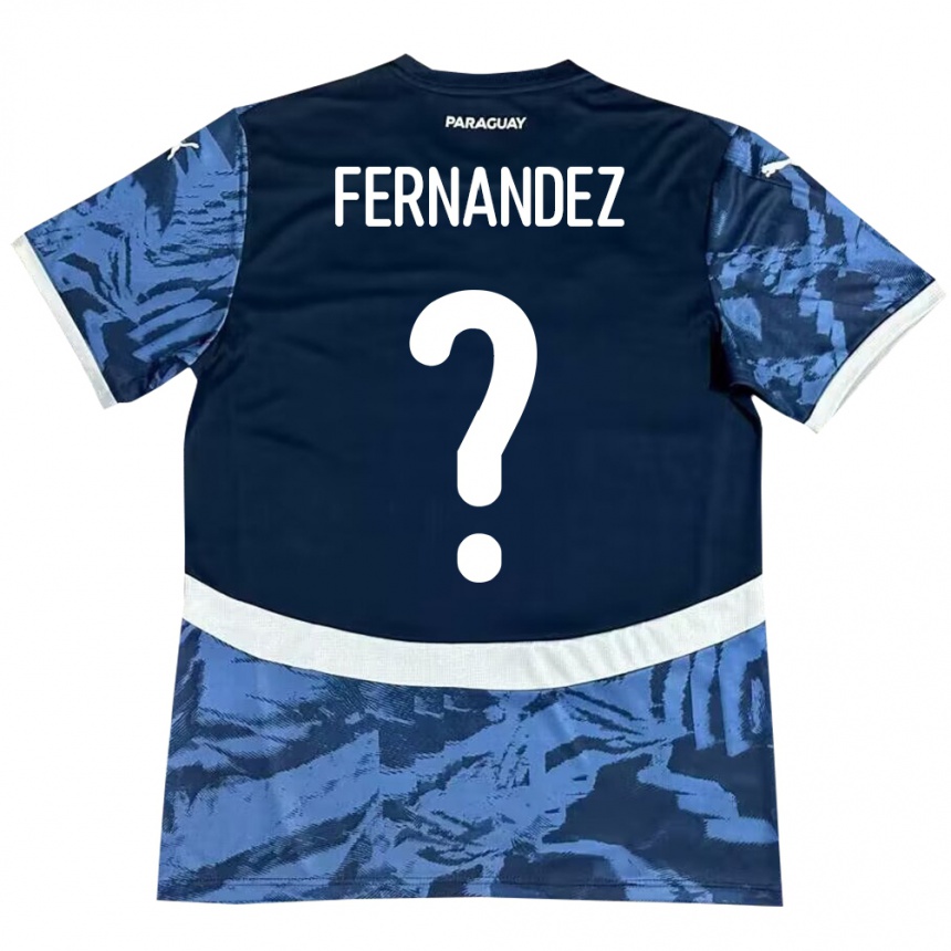 Niño Fútbol Camiseta Paraguay Diego Fernández #0 Azul 2ª Equipación 24-26 México