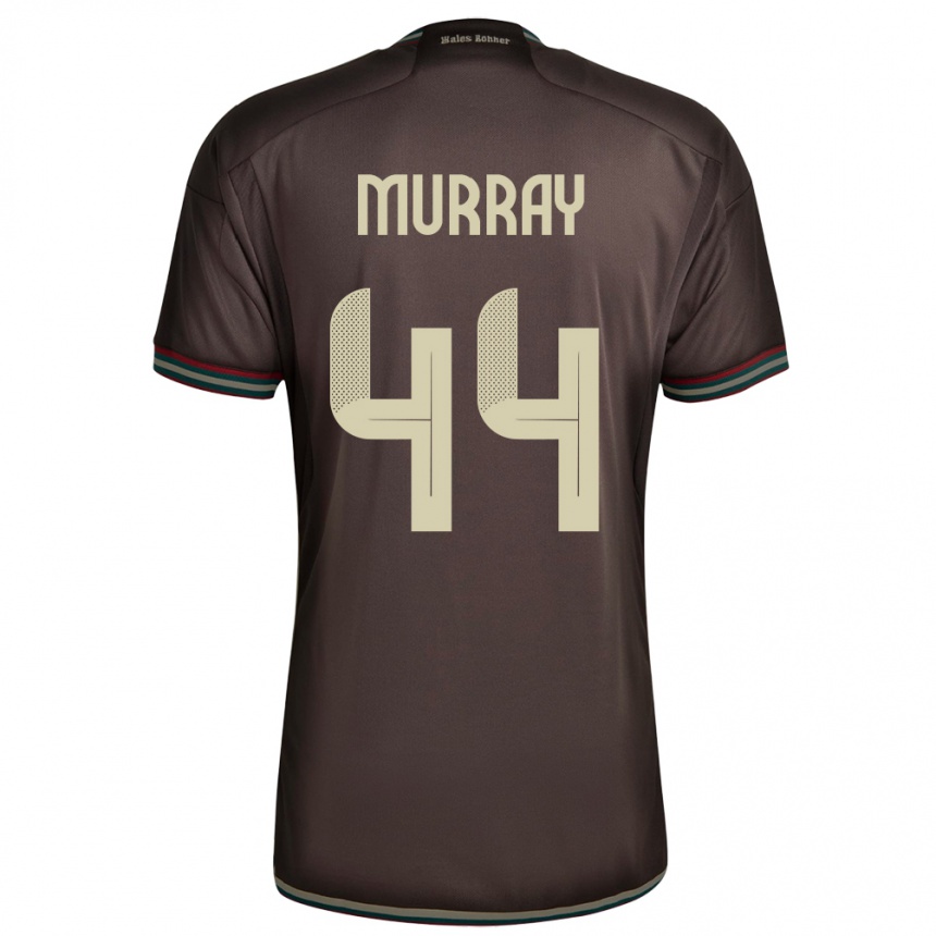 Niño Fútbol Camiseta Jamaica Satara Murray #44 Marrón Noche 2ª Equipación 24-26 México