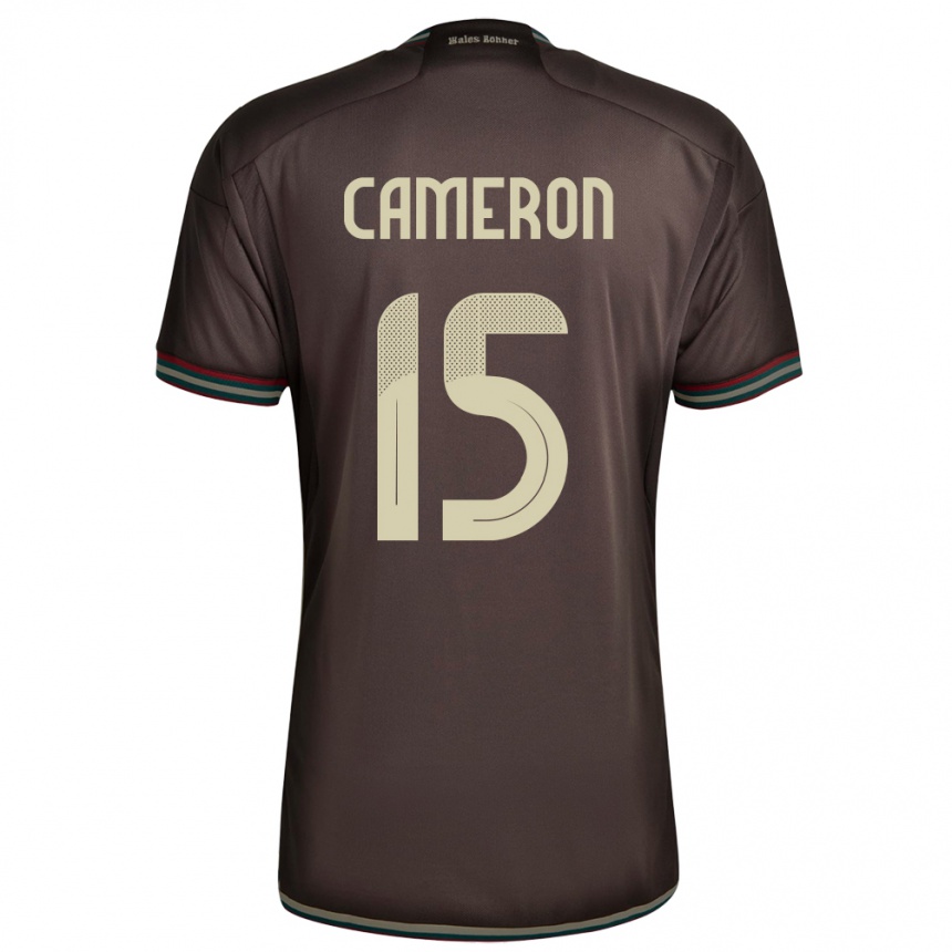 Niño Fútbol Camiseta Jamaica Tiffany Cameron #15 Marrón Noche 2ª Equipación 24-26 México