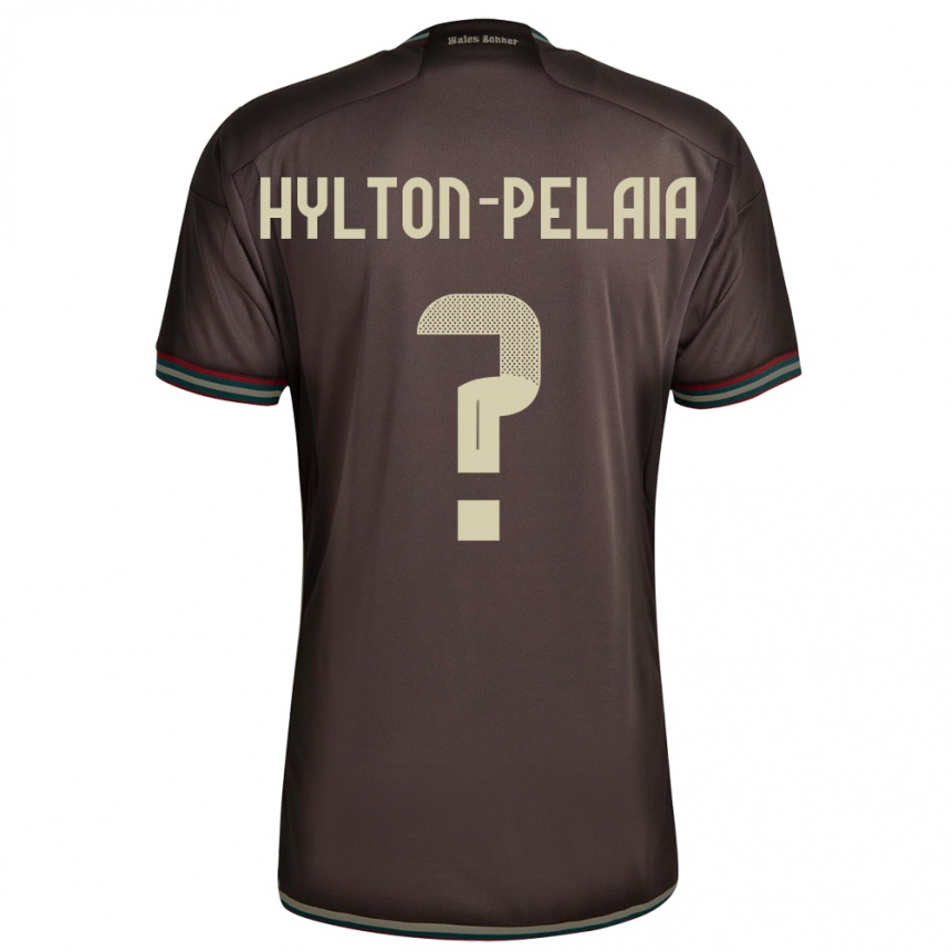 Niño Fútbol Camiseta Jamaica Jayda Hylton-Pelaia #0 Marrón Noche 2ª Equipación 24-26 México