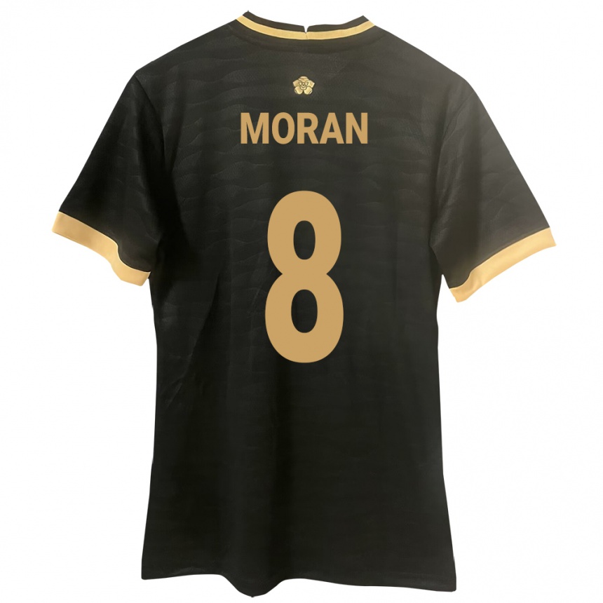 Niño Fútbol Camiseta Panamá Martín Morán #8 Negro 2ª Equipación 24-26 México