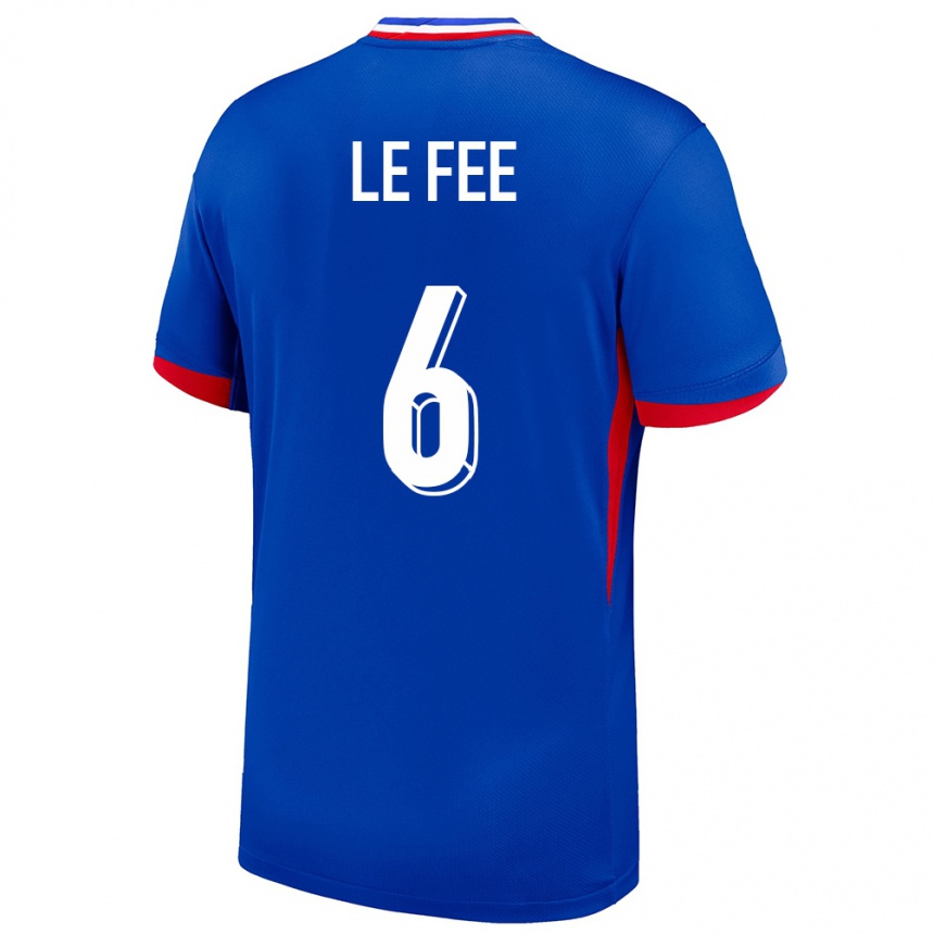 Hombre Fútbol Camiseta Francia Enzo Le Fee #6 Azul 1ª Equipación 24-26 México