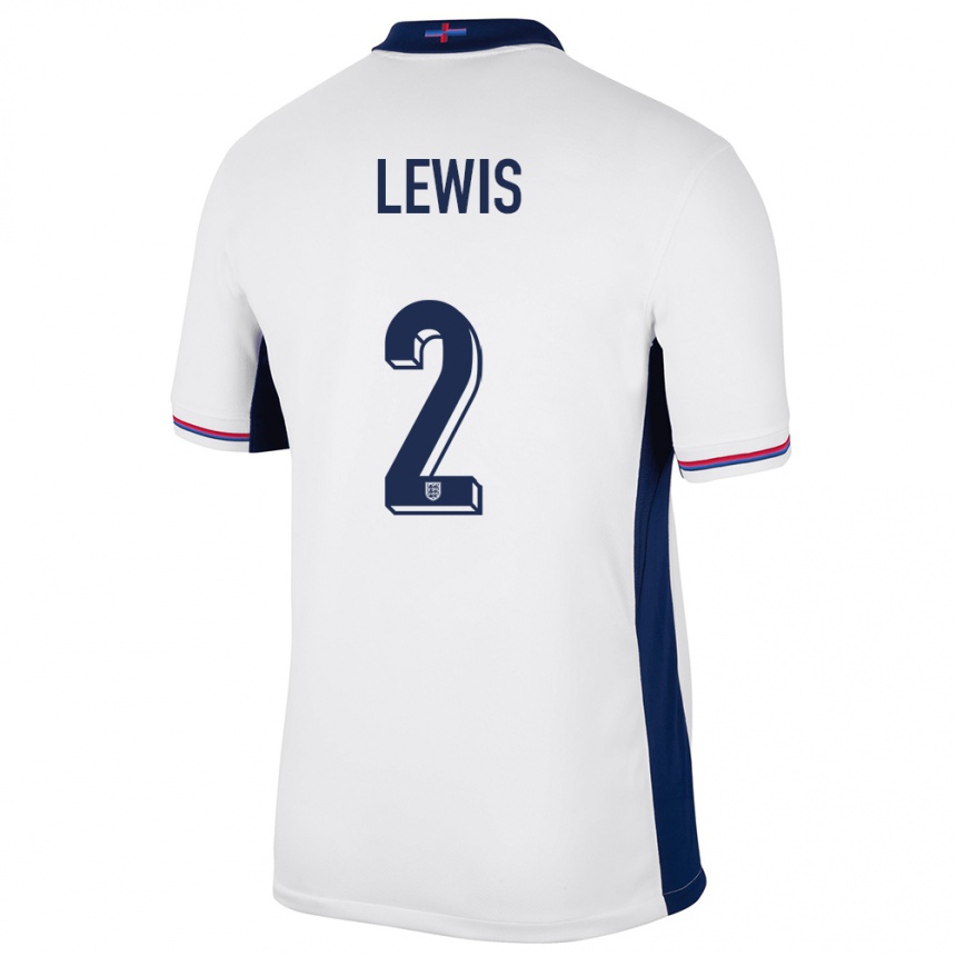 Hombre Fútbol Camiseta Inglaterra Rico Lewis #2 Blanco 1ª Equipación 24-26 México