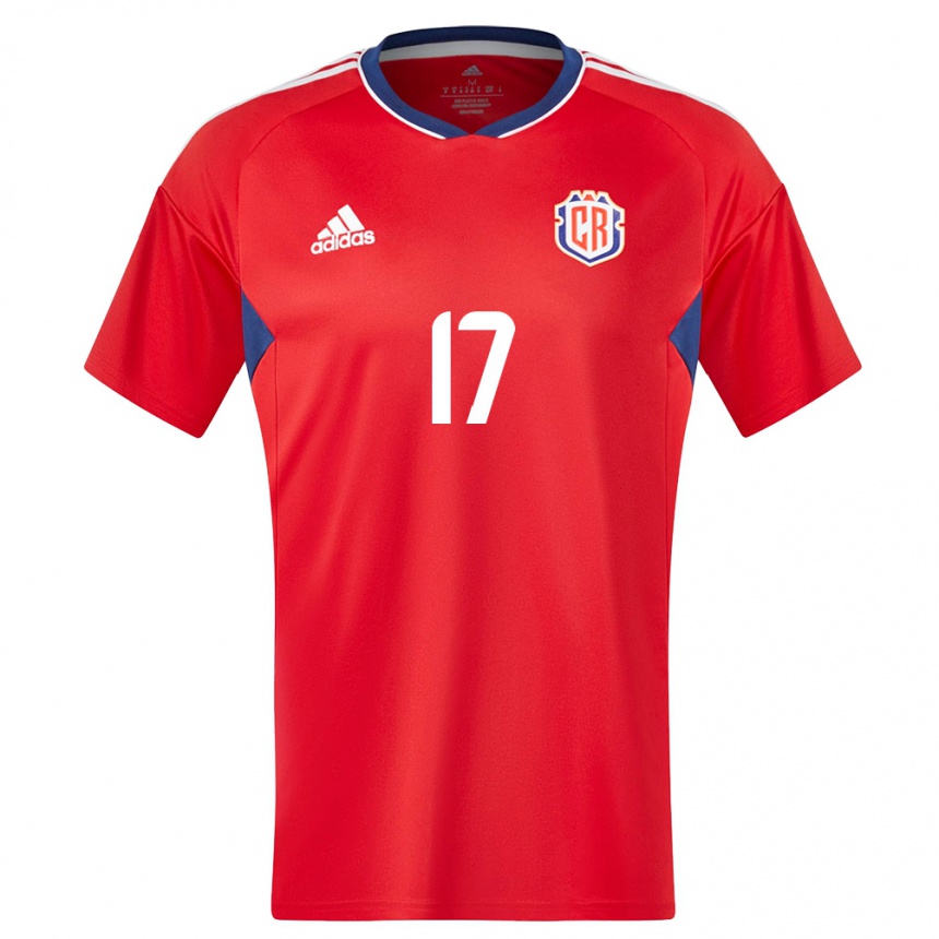 Hombre Fútbol Camiseta Costa Rica Roan Wilson #17 Rojo 1ª Equipación 24-26 México