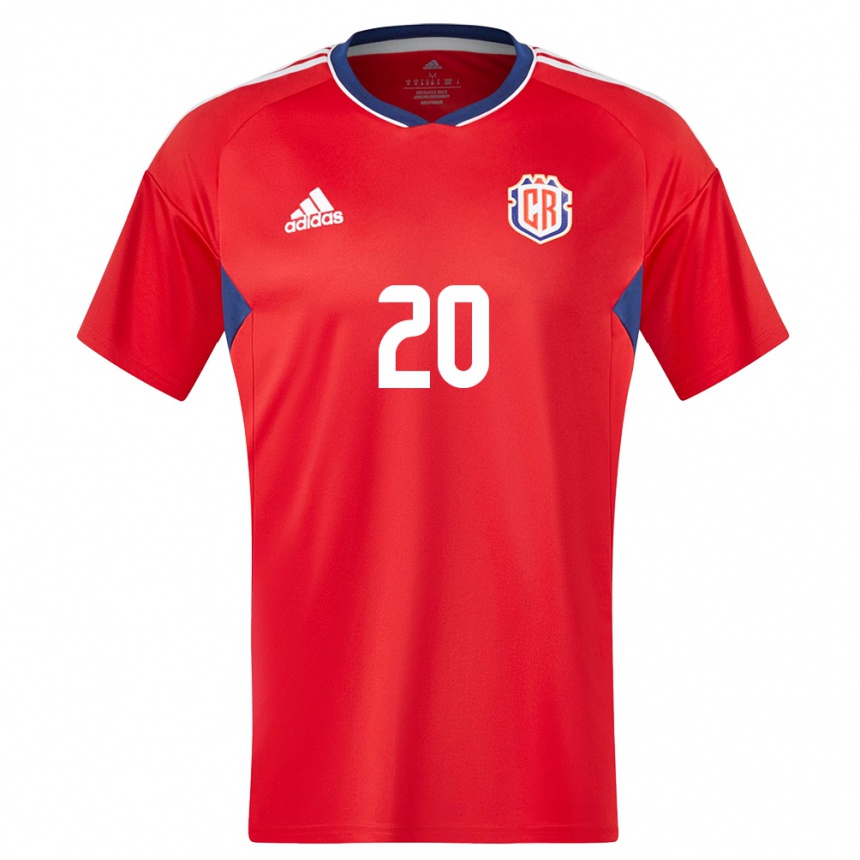 Hombre Fútbol Camiseta Costa Rica Enyel Escoe #20 Rojo 1ª Equipación 24-26 México