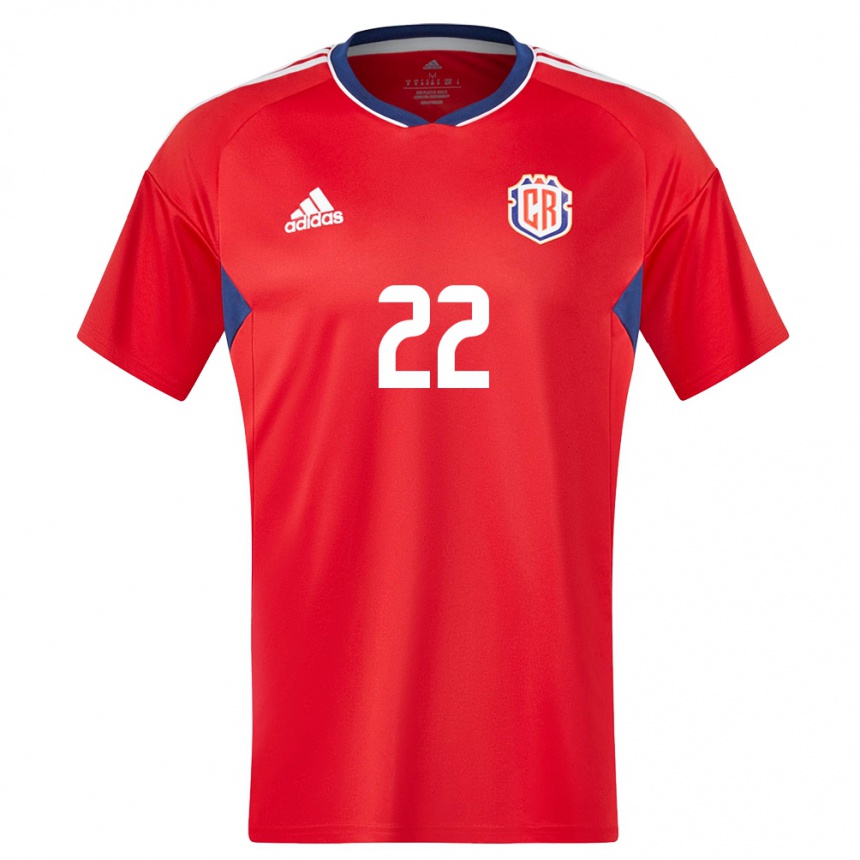 Hombre Fútbol Camiseta Costa Rica Carlos Martinez #22 Rojo 1ª Equipación 24-26 México