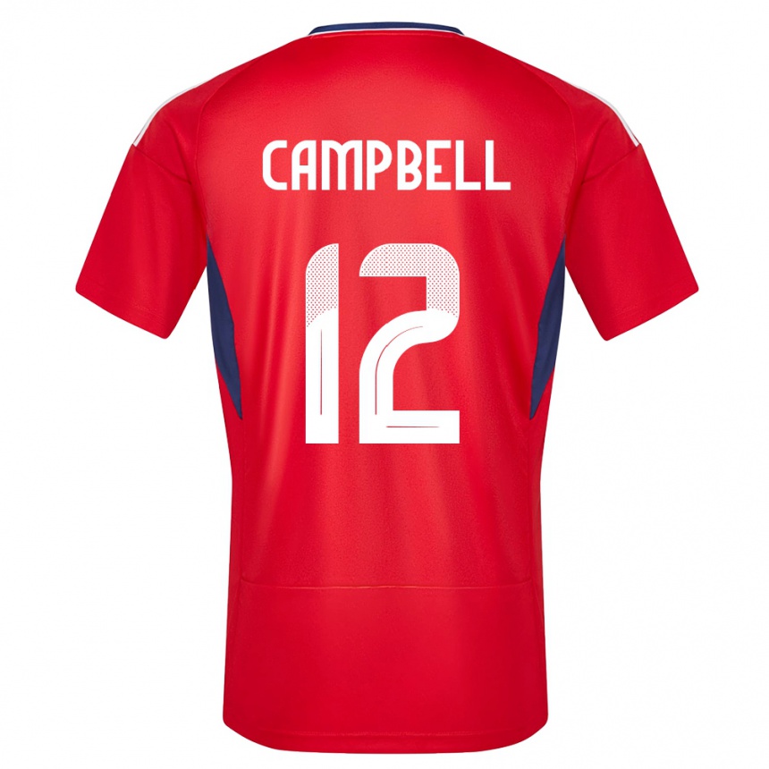 Hombre Fútbol Camiseta Costa Rica Joel Campbell #12 Rojo 1ª Equipación 24-26 México