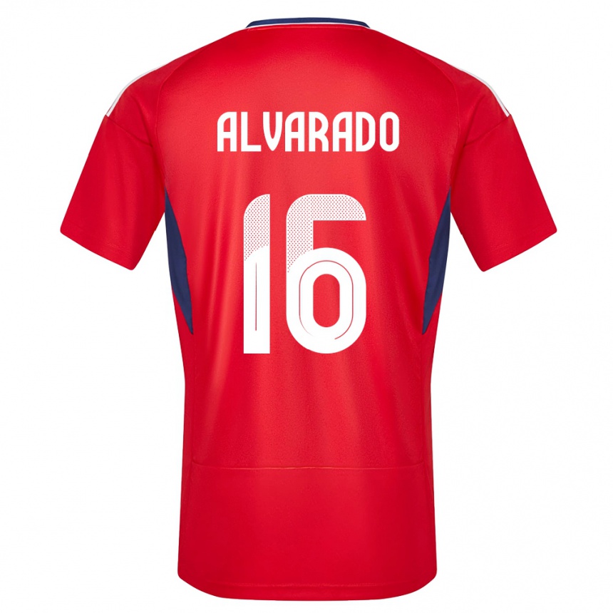 Hombre Fútbol Camiseta Costa Rica Katherine Alvarado #16 Rojo 1ª Equipación 24-26 México