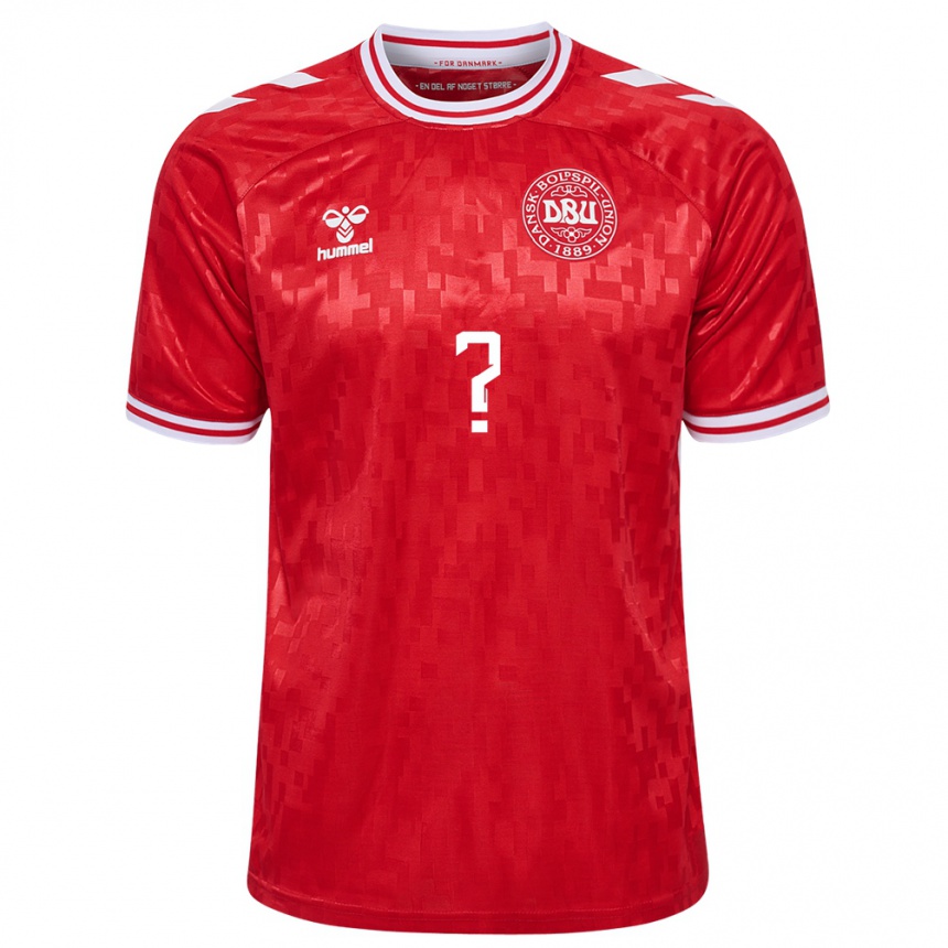 Hombre Fútbol Camiseta Dinamarca Ludwig Vraa-Jensen #0 Rojo 1ª Equipación 24-26 México