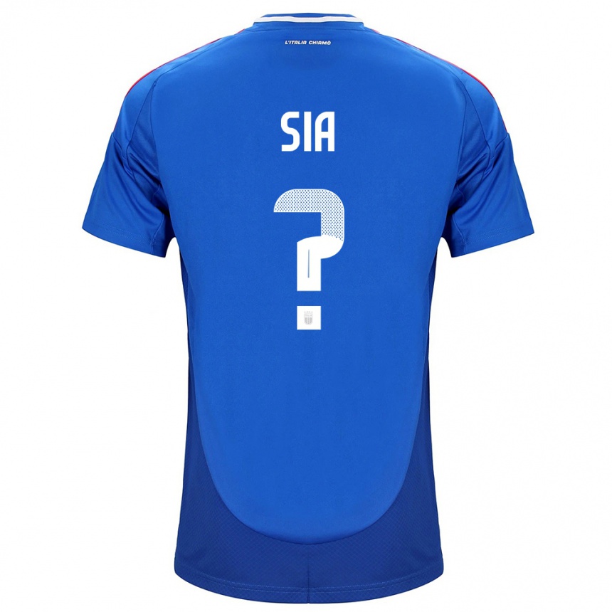 Hombre Fútbol Camiseta Italia Diego Sia #0 Azul 1ª Equipación 24-26 México