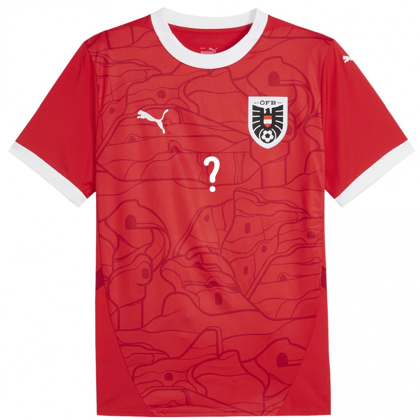 Hombre Fútbol Camiseta Austria Petar Markovic #0 Rojo 1ª Equipación 24-26 México