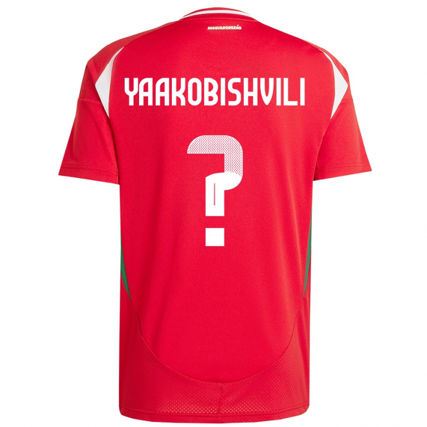 Hombre Fútbol Camiseta Hungría Antal Yaakobishvili #0 Rojo 1ª Equipación 24-26 México