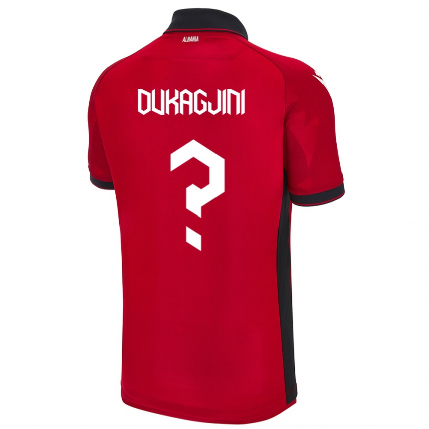 Hombre Fútbol Camiseta Albania Rinor Dukagjini #0 Rojo 1ª Equipación 24-26 México