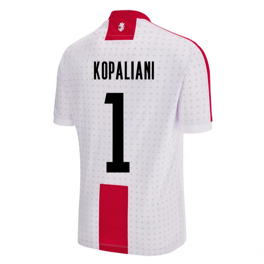 Hombre Fútbol Camiseta Georgia Soso Kopaliani #1 Blanco 1ª Equipación 24-26 México