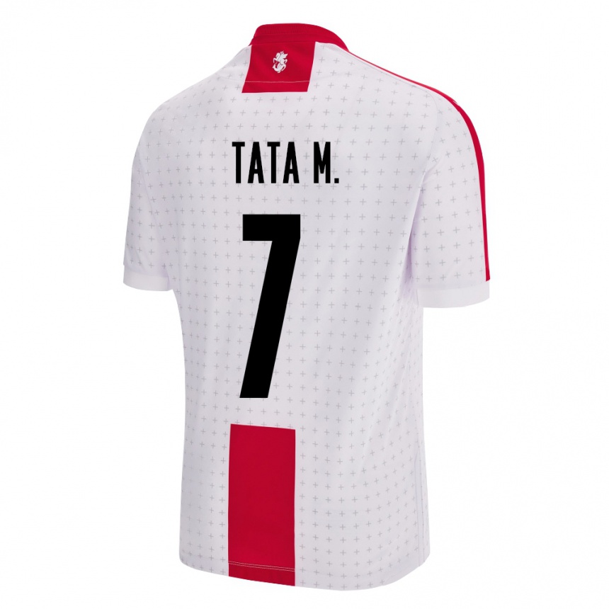 Hombre Fútbol Camiseta Georgia Tata Matveeva #7 Blanco 1ª Equipación 24-26 México