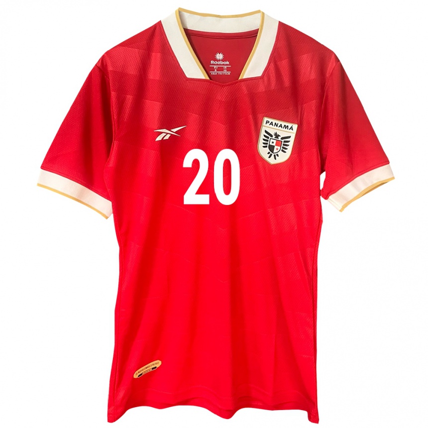 Hombre Fútbol Camiseta Panamá Aníbal Godoy #20 Rojo 1ª Equipación 24-26 México