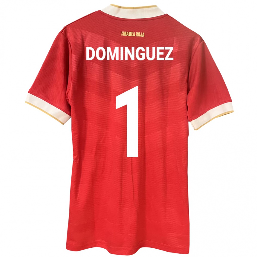 Hombre Fútbol Camiseta Panamá Valeska Domínguez #1 Rojo 1ª Equipación 24-26 México