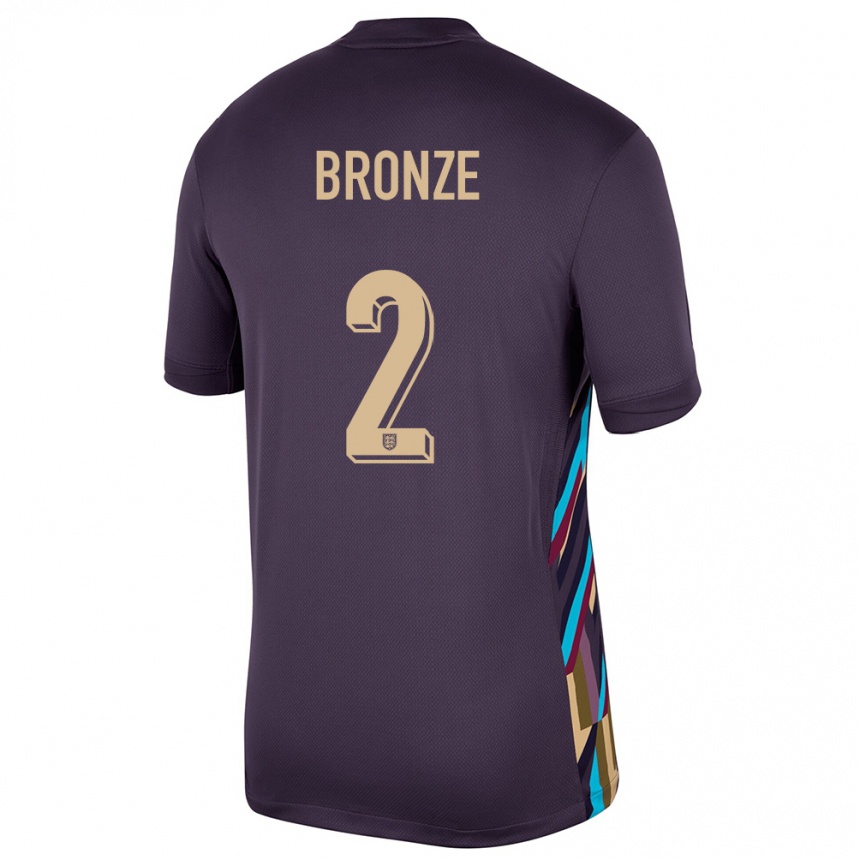 Hombre Fútbol Camiseta Inglaterra Lucy Bronze #2 Pasa Oscura 2ª Equipación 24-26 México