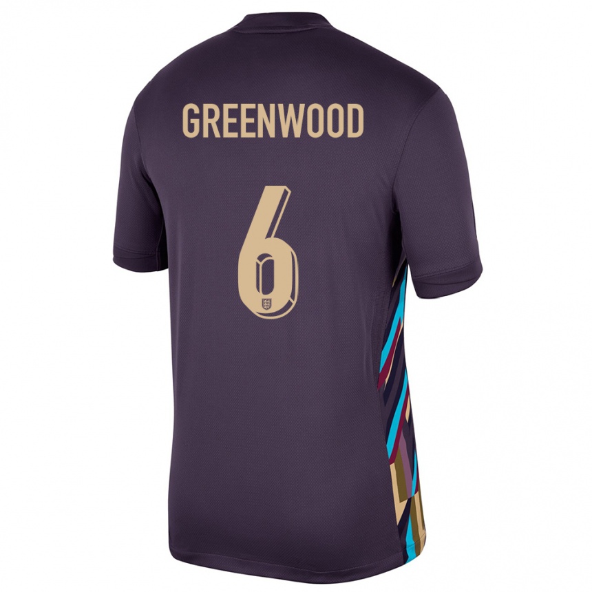 Hombre Fútbol Camiseta Inglaterra Alex Greenwood #6 Pasa Oscura 2ª Equipación 24-26 México