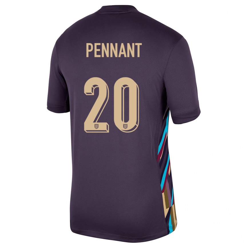 Hombre Fútbol Camiseta Inglaterra Kian Pennant #20 Pasa Oscura 2ª Equipación 24-26 México