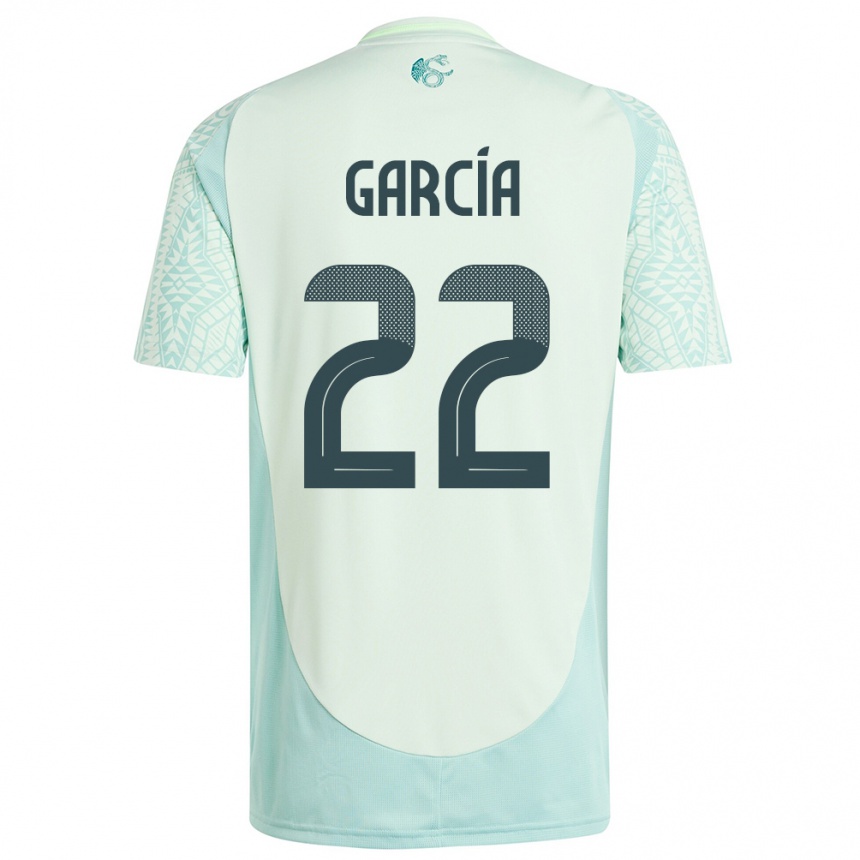 Hombre Fútbol Camiseta México Diana Garcia #22 Lino Verde 2ª Equipación 24-26 México