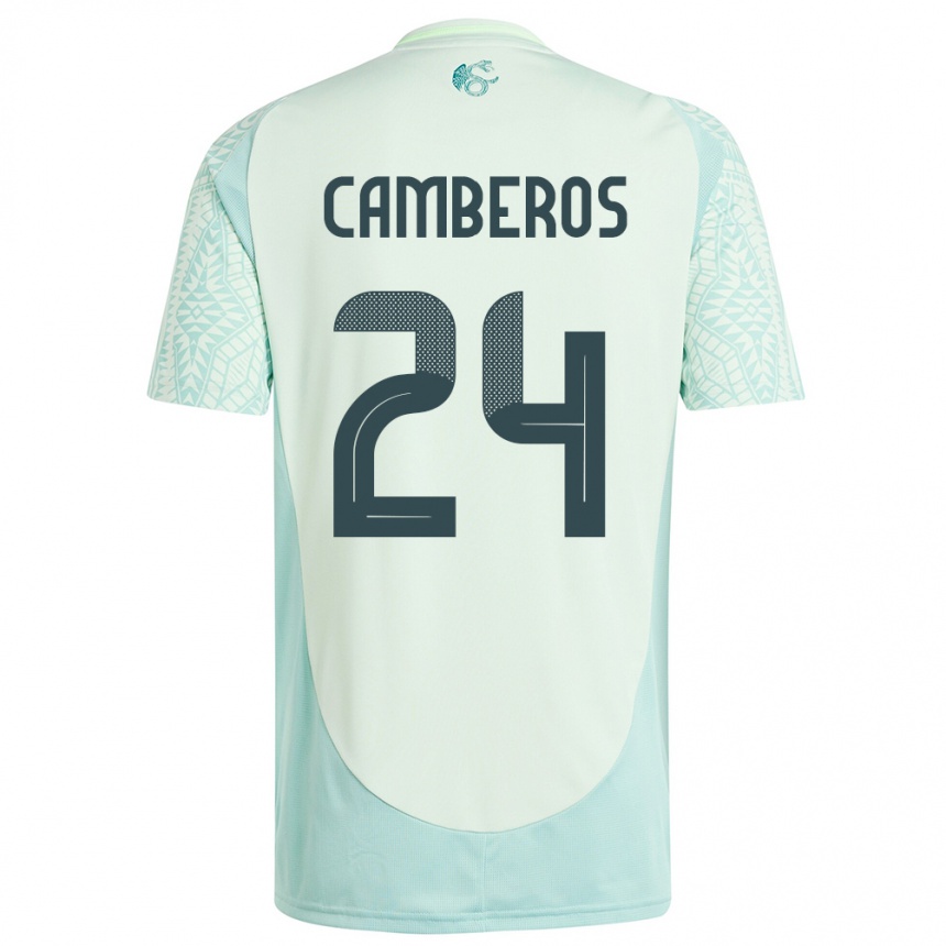 Hombre Fútbol Camiseta México Scarlett Camberos #24 Lino Verde 2ª Equipación 24-26 México