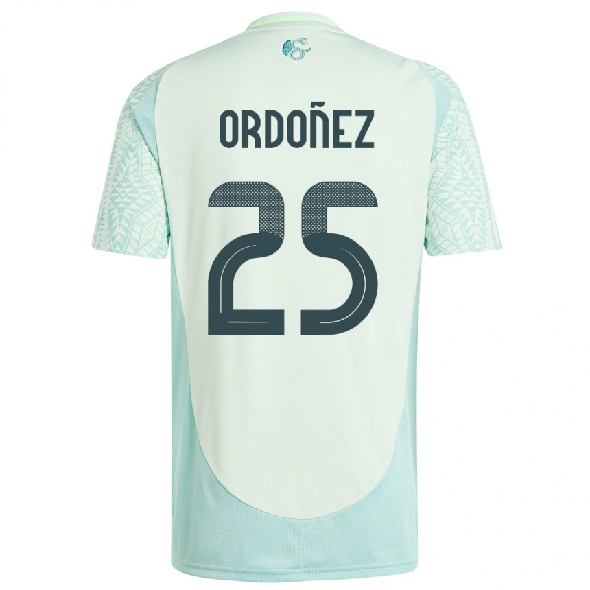 Hombre Fútbol Camiseta México Diana Ordonez #25 Lino Verde 2ª Equipación 24-26 México