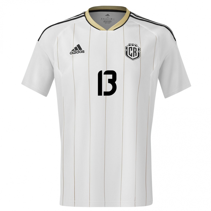 Hombre Fútbol Camiseta Costa Rica Keral Rios #13 Blanco 2ª Equipación 24-26 México