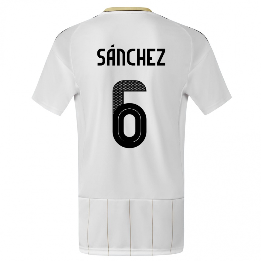 Hombre Fútbol Camiseta Costa Rica Carol Sanchez #6 Blanco 2ª Equipación 24-26 México