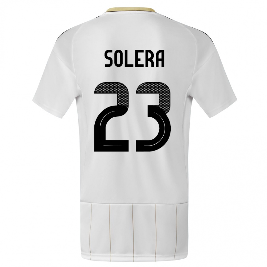 Hombre Fútbol Camiseta Costa Rica Daniela Solera #23 Blanco 2ª Equipación 24-26 México