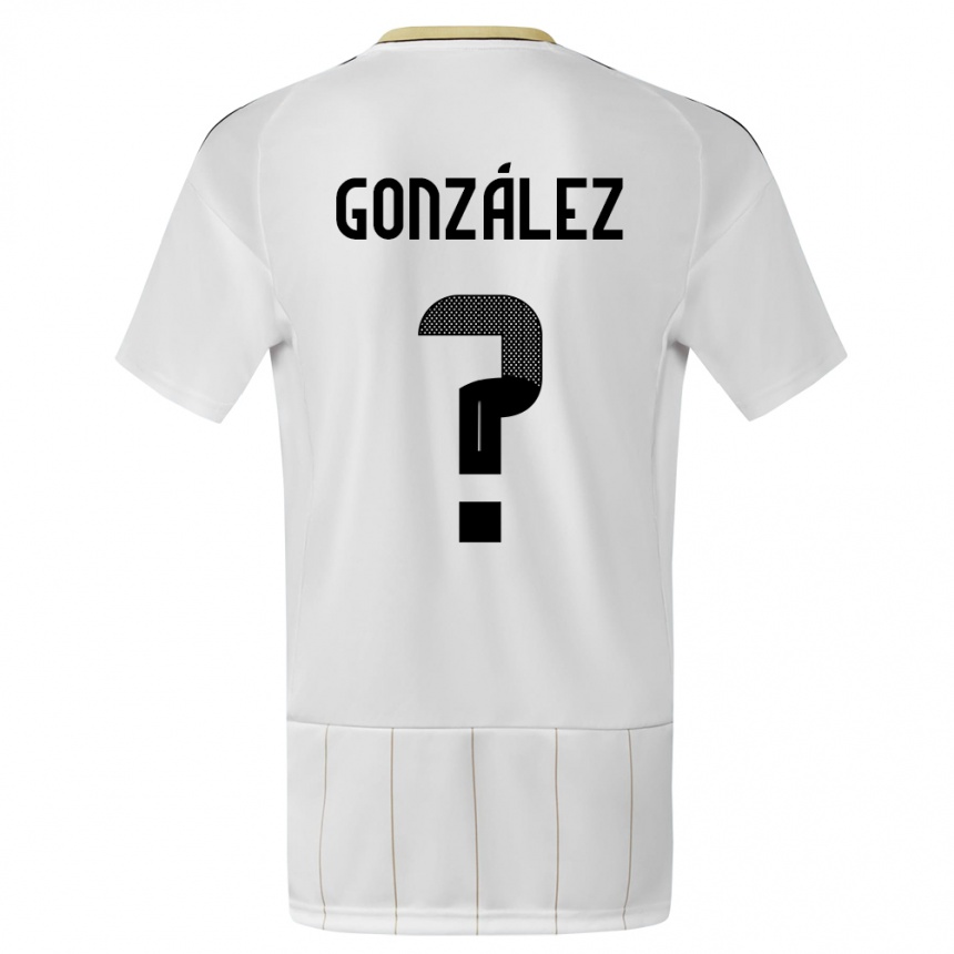 Hombre Fútbol Camiseta Costa Rica Ariel Gonzalez #0 Blanco 2ª Equipación 24-26 México