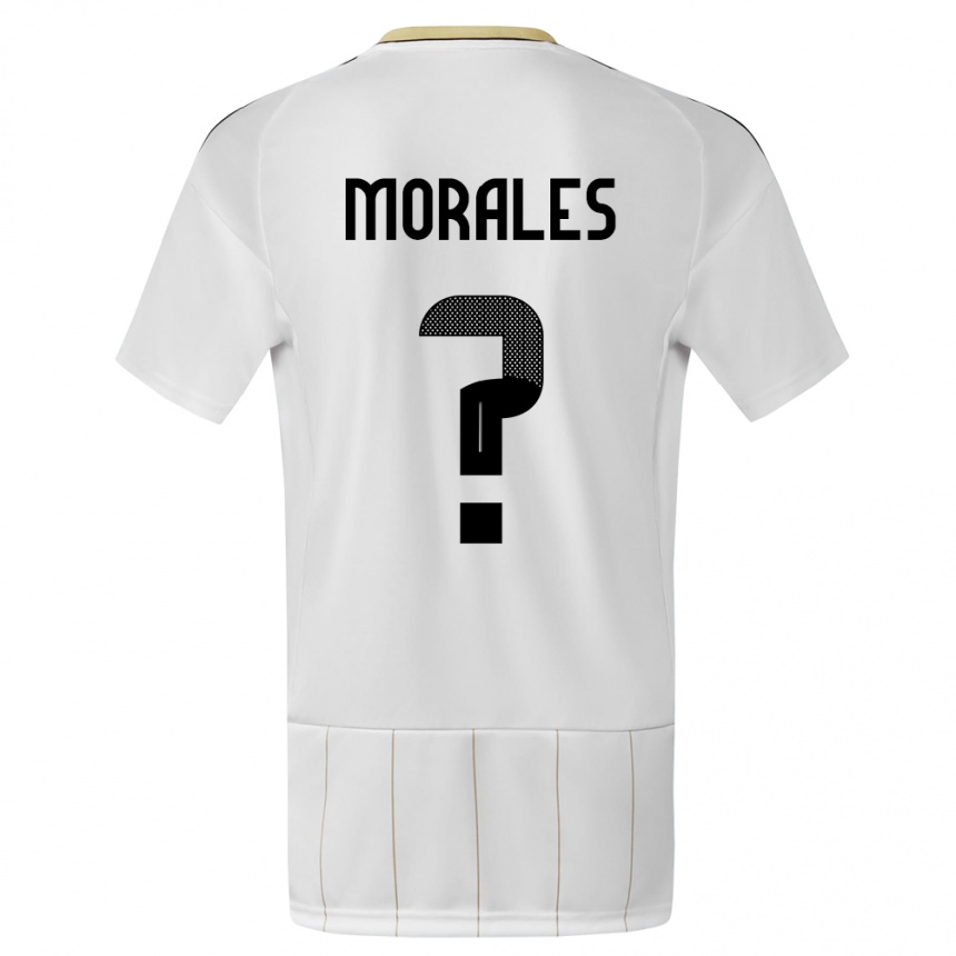 Hombre Fútbol Camiseta Costa Rica Bryan Morales #0 Blanco 2ª Equipación 24-26 México