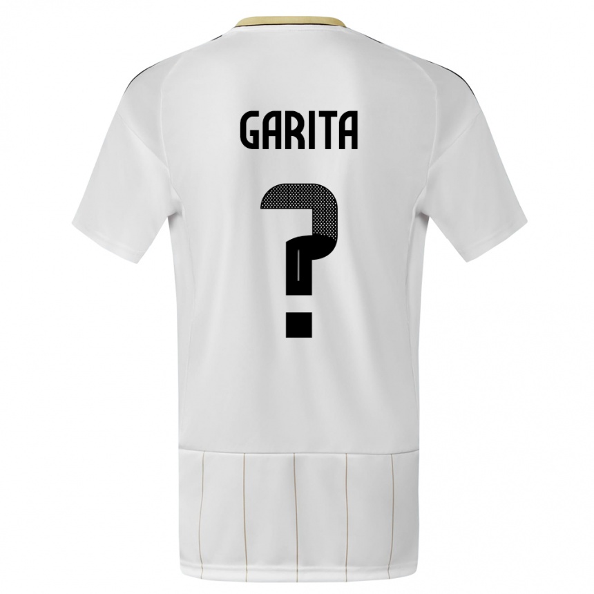Hombre Fútbol Camiseta Costa Rica Emmanuel Garita #0 Blanco 2ª Equipación 24-26 México