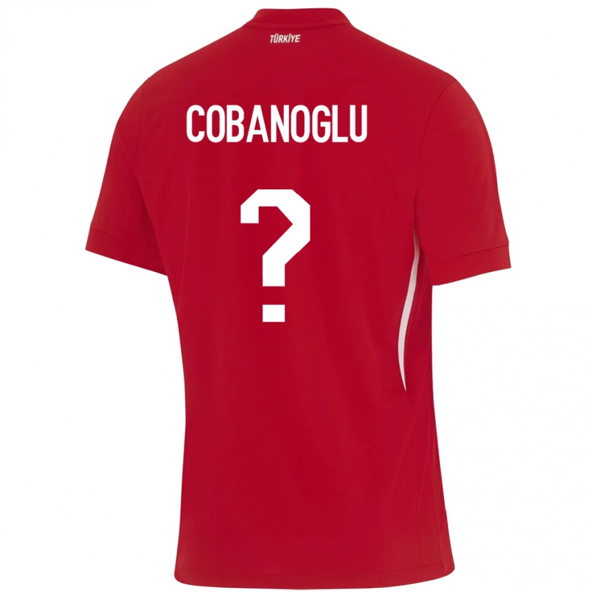 Hombre Fútbol Camiseta Turquía Ahmet Çobanoğlu #0 Rojo 2ª Equipación 24-26 México