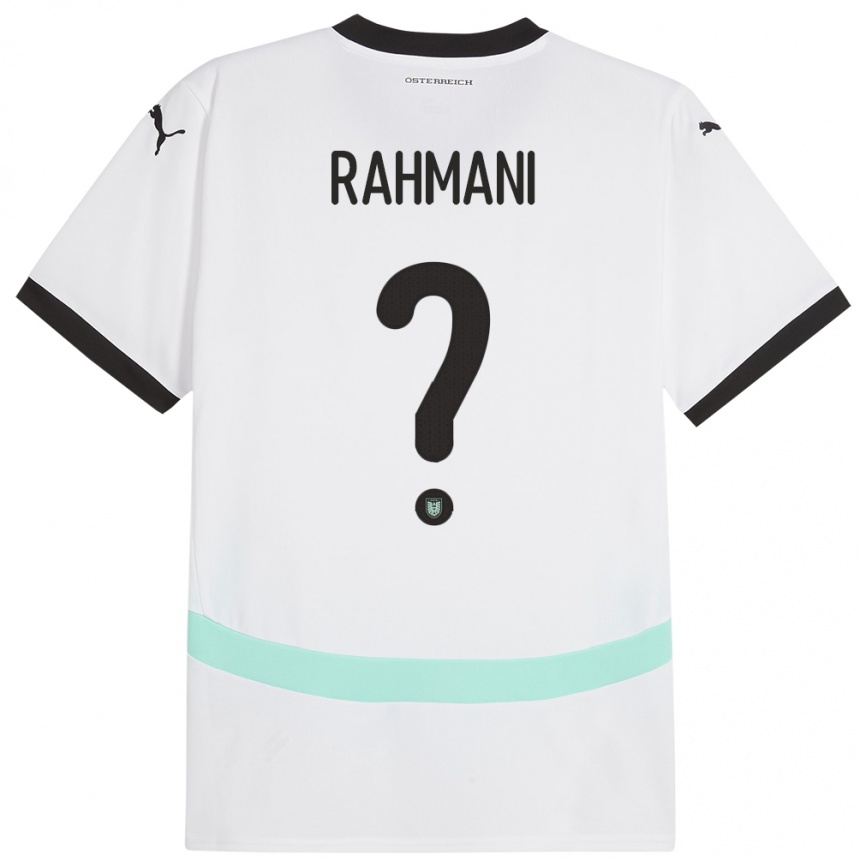 Hombre Fútbol Camiseta Austria Edvin Rahmani #0 Blanco 2ª Equipación 24-26 México