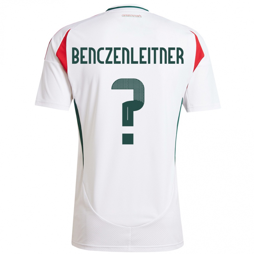 Hombre Fútbol Camiseta Hungría Barna Benczenleitner #0 Blanco 2ª Equipación 24-26 México