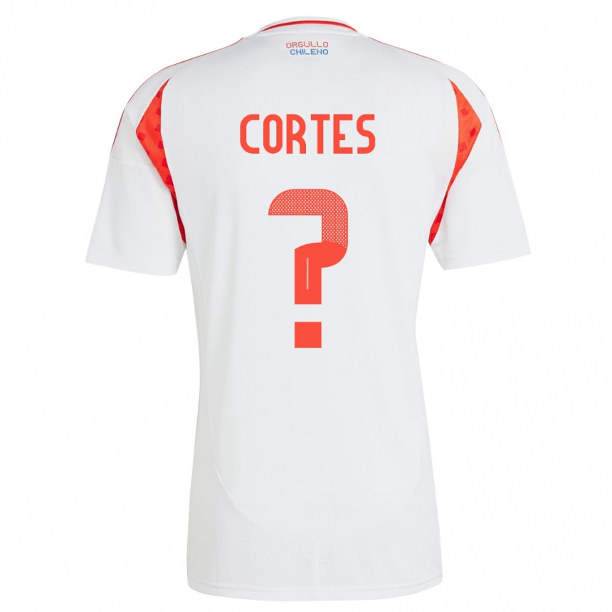 Hombre Fútbol Camiseta Chile Millaray Cortés #0 Blanco 2ª Equipación 24-26 México