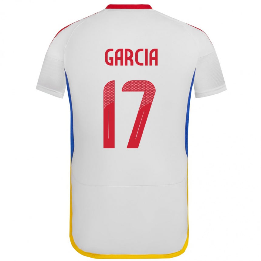 Hombre Fútbol Camiseta Venezuela Gabriela García #17 Blanco 2ª Equipación 24-26 México