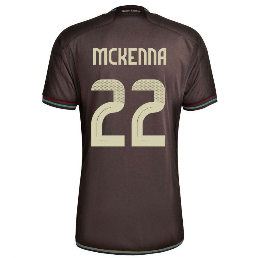 Hombre Fútbol Camiseta Jamaica Kayla Mckenna #22 Marrón Noche 2ª Equipación 24-26 México