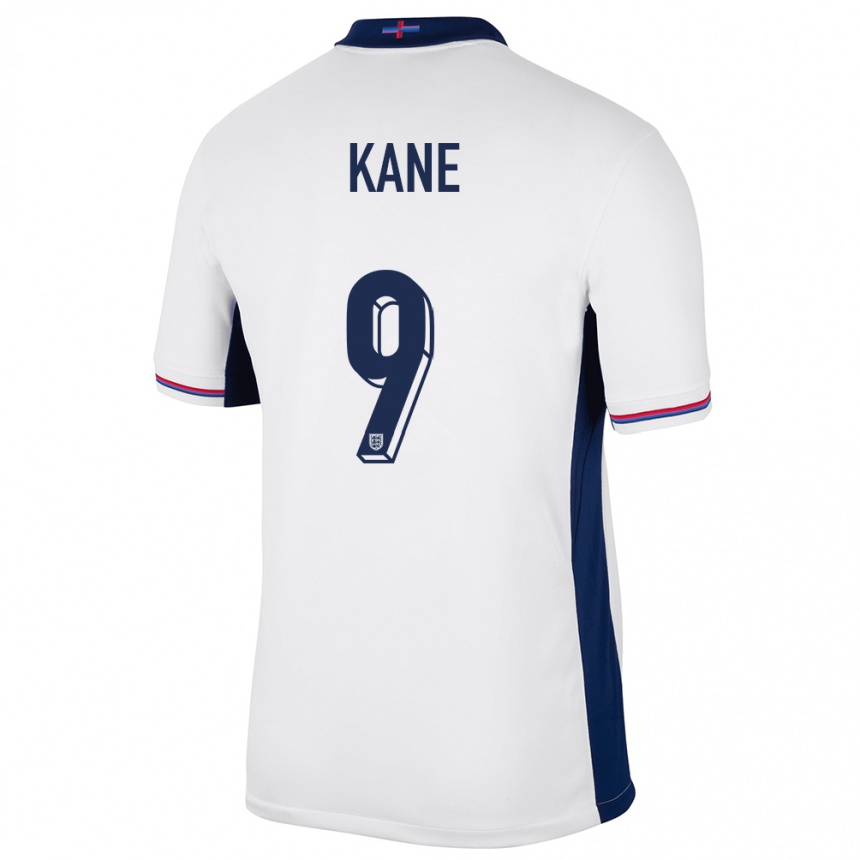 Mujer Fútbol Camiseta Inglaterra Harry Kane #9 Blanco 1ª Equipación 24-26 México