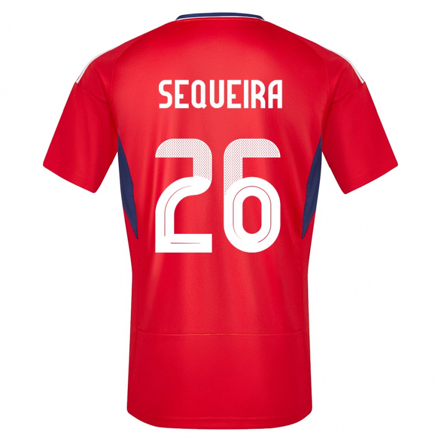 Mujer Fútbol Camiseta Costa Rica Douglas Sequeira #26 Rojo 1ª Equipación 24-26 México